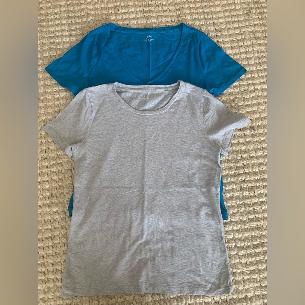 J crew Vintage tee qty 2, size small